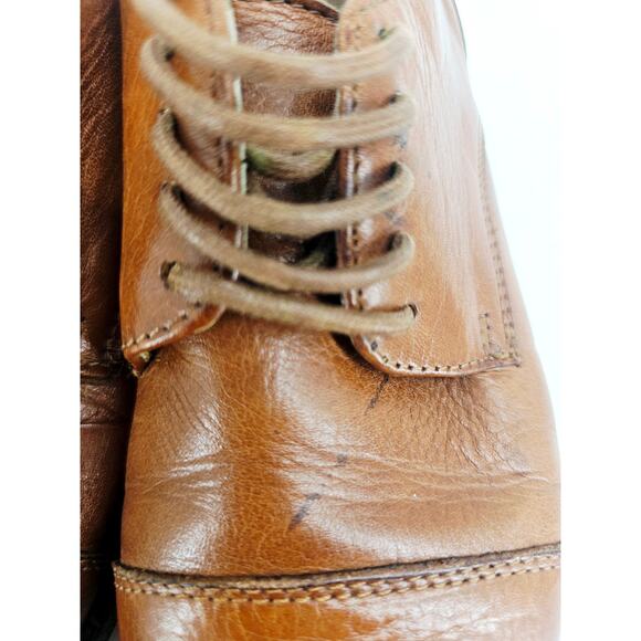 John A. Frye Cognac James Oxford Shoe Tan Brown Leather Lace Up Men\'s Size 6.5 main image 10